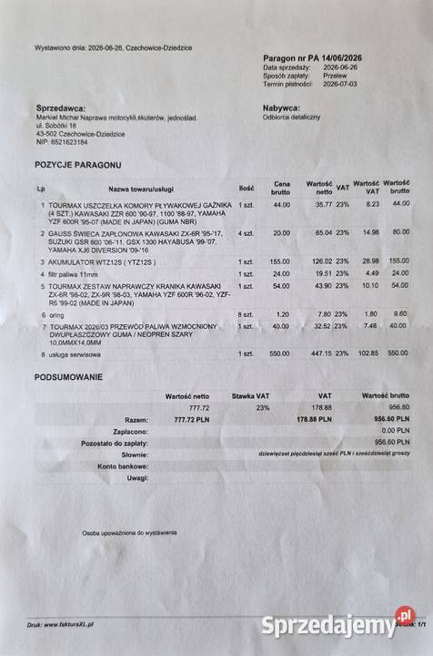 Yamaha YZF 600R Thundercat 1997 Czechowice-Dziedzice