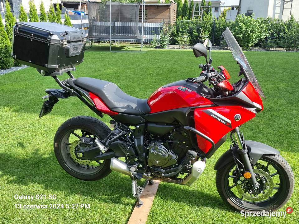 Yamaha Tracer 7 2021 czerwona Yamaha Bydgoszcz