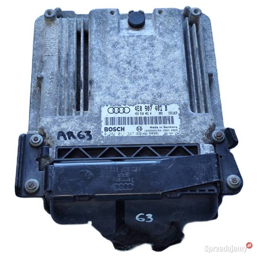 Audi A8 D3 30tdi Komputer Sterownik Silnika Ecu Komputery