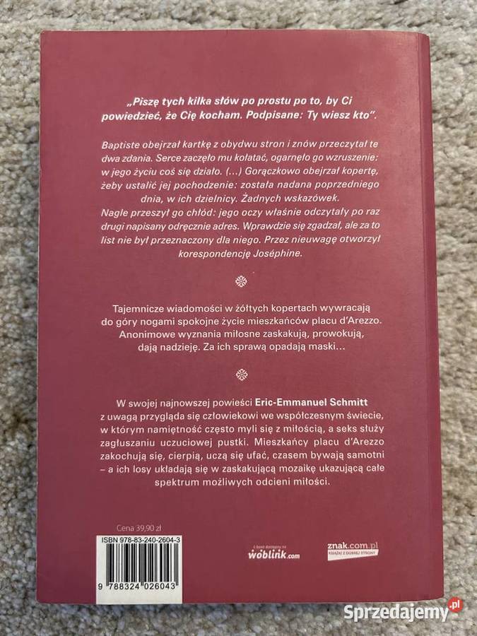 Papugi z placu dArezzo EricEmmanuel Schmitt lubelskie Lublin