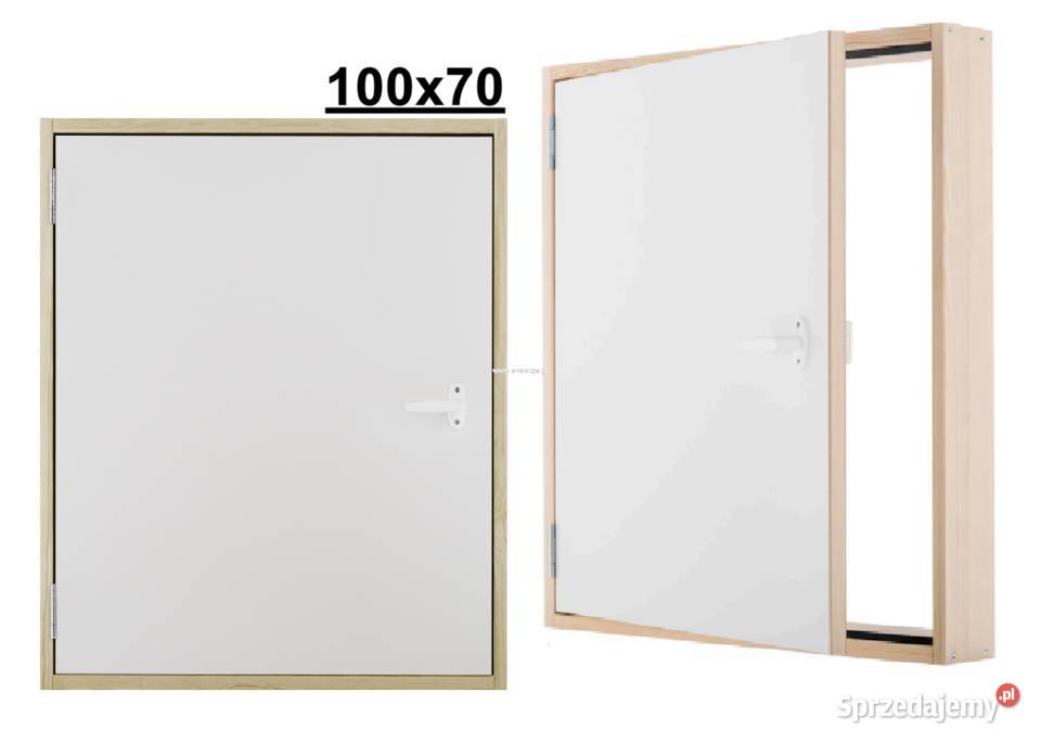 DRZWI KOLANKOWE TERMO 100x70 Kraków