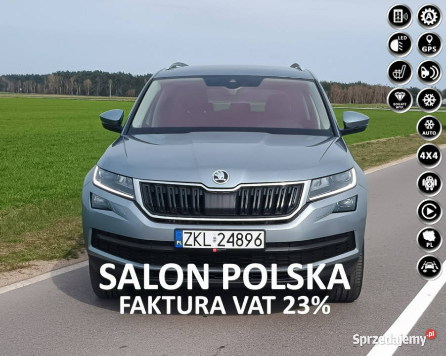 koda Kodiaq 20 TFSI 4x4 Style DSG 4x4 Salon pełny VAT Słupca