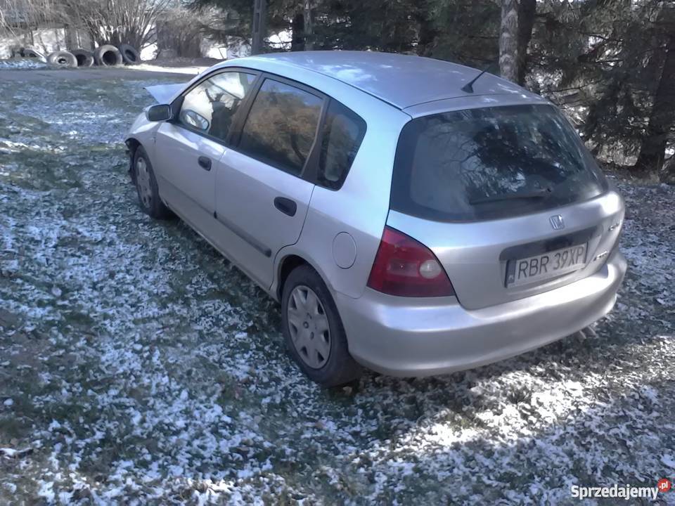 sprzedam honda civic uszkodzona okazja klimatyzacja Brzozów