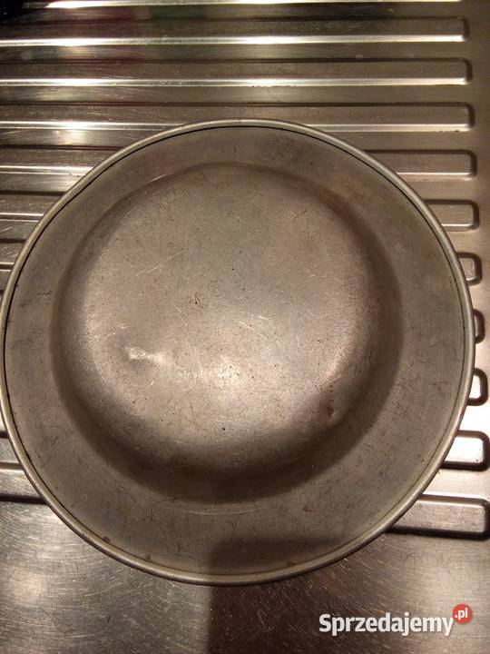 Talerz aluminiowy zabytkowy Pozostałe dolnośląskie Chojnów