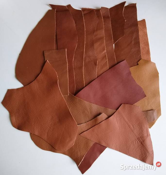 Skóra 383 g Licowa Włoska średnie i małe kawałki pomorskie Gdańsk