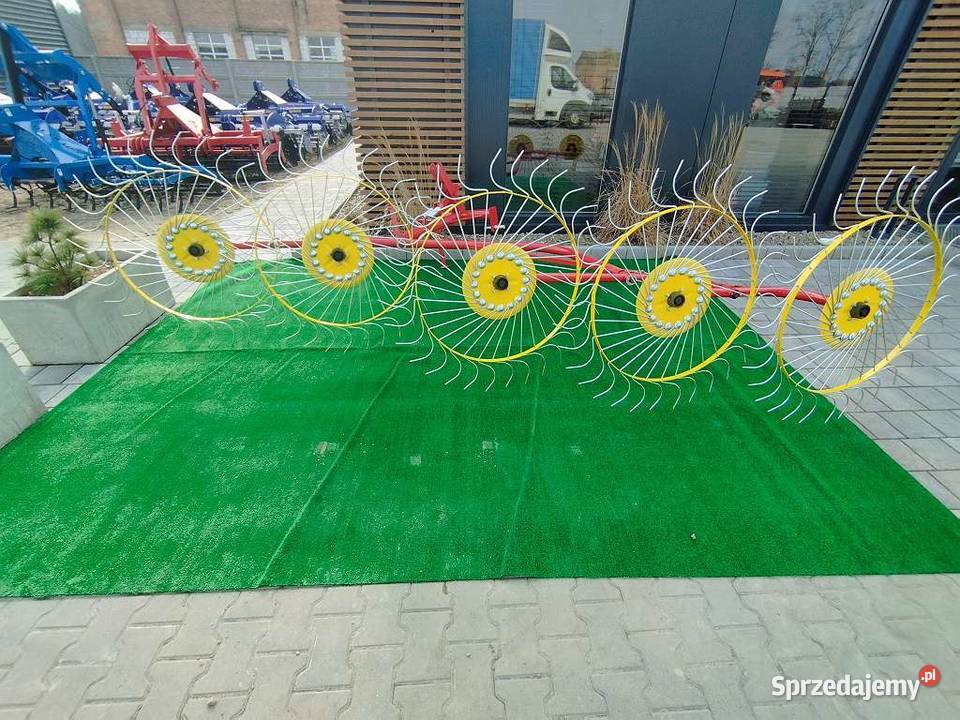 NOWA Przetrząsarka do Siana Taret 310 5 Kołowa nieuszkodzony Nowe Miasto Lubawskie