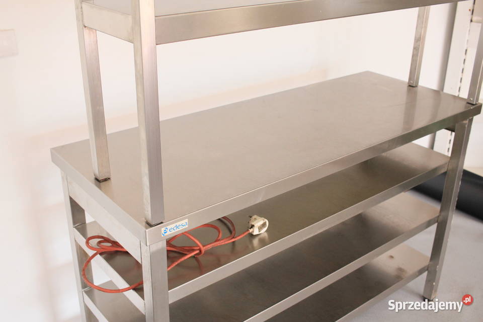 Stół gastronomiczny z nadstawką grzewczą 130x155 śląskie Pszczyna sprzedam