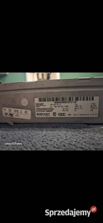 Oryginalny Tuner Radiowy Audi A6 C6 A8 D3 Q7 Olsztyn