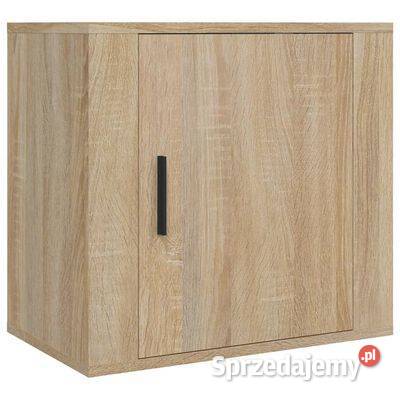 vidaXL Wisząca szafka nocna dąb sonoma 50x30x47