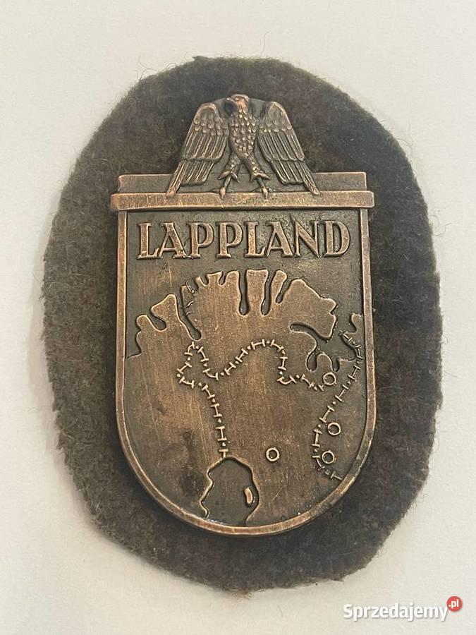 Niemiecka naszywka Lappland Kraków