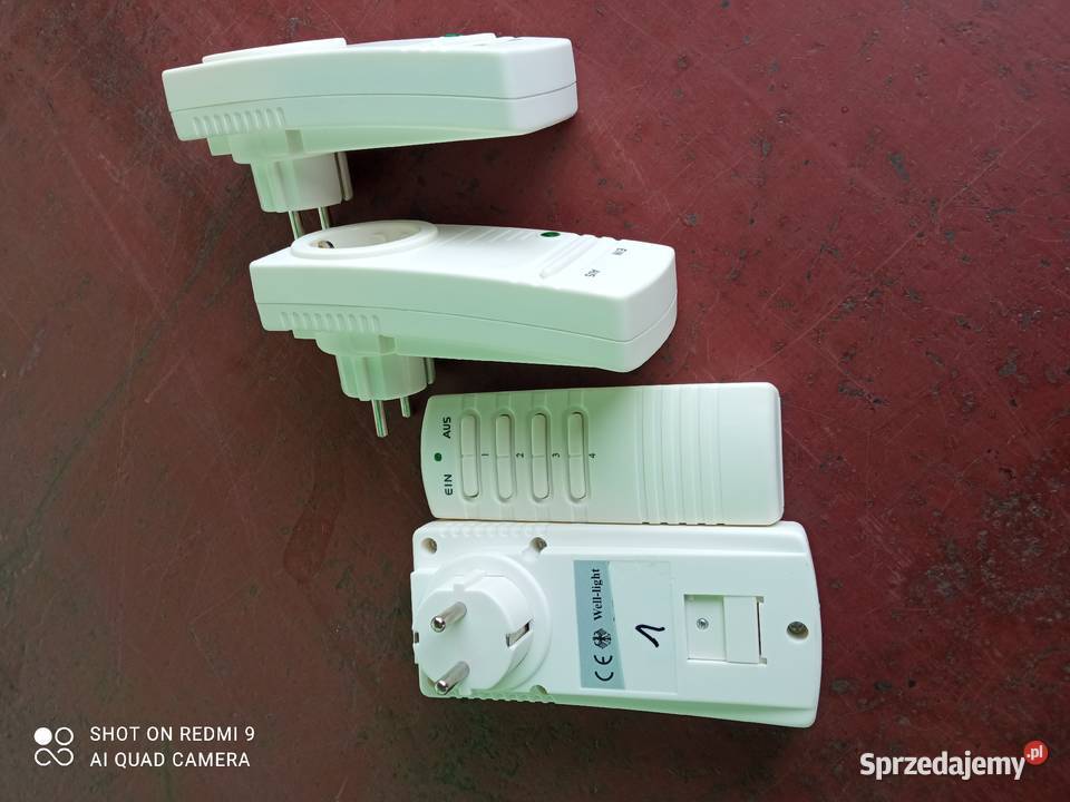 sprzedam gniazdka sterowanie pilotem komplet 3 Oświetlenie