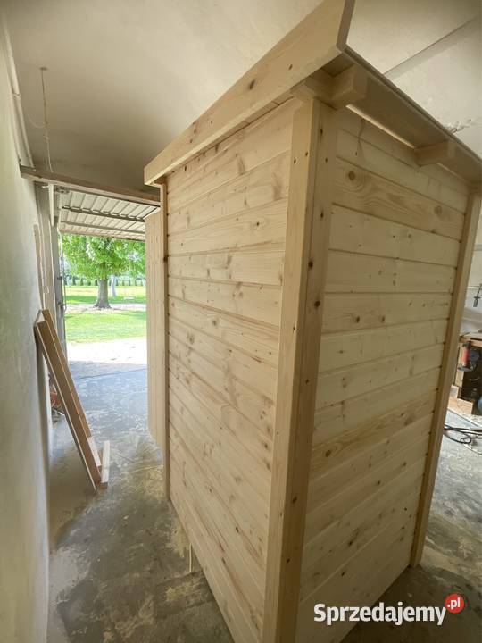 WC XXL drewniane Latryna wychodek