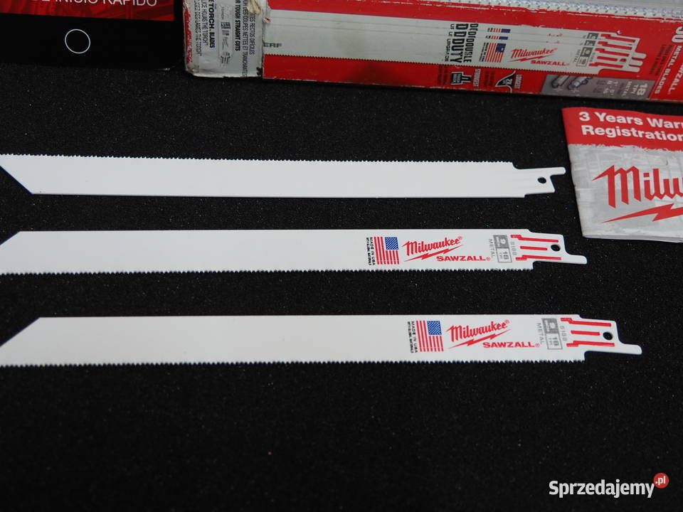 Brzeszczot noz metal MILWAUKEE wurth makita mazowieckie Baszkówka