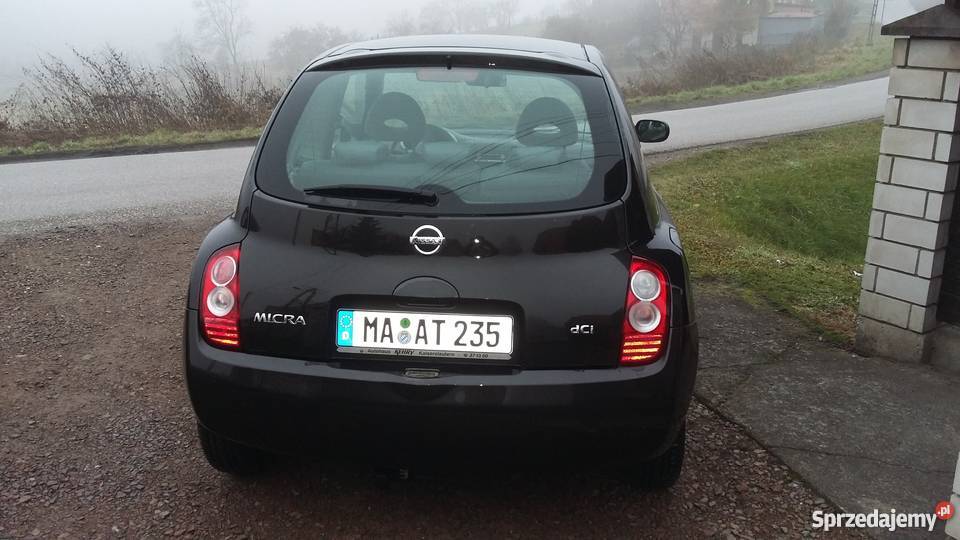 NISSAN Mikra SUPER stan dwa kom kół welurowa tapicerka małopolskie Chorowice sprzedam