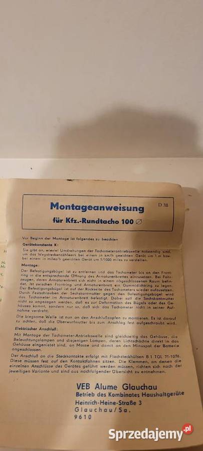 licznik wartburg osobowe Poznań