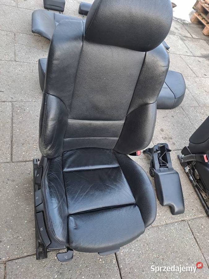 BMW E46 sedan komplet foteli skóra plus Wyposażenie wnętrza