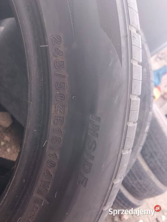 Opony letnie 1850245 mazowieckie Wyględów sprzedam