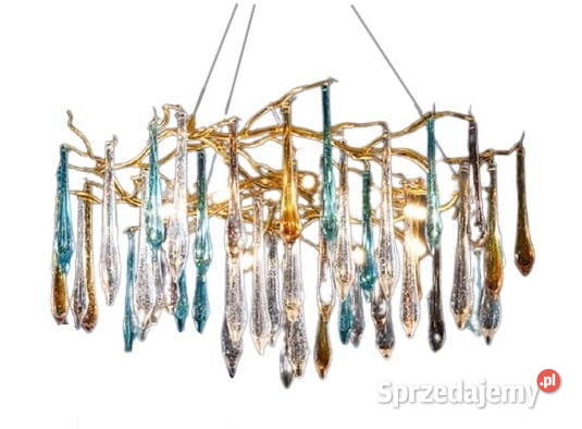Wilderness nowoczesny żyrandol szkło kolorowe 60 Katowice