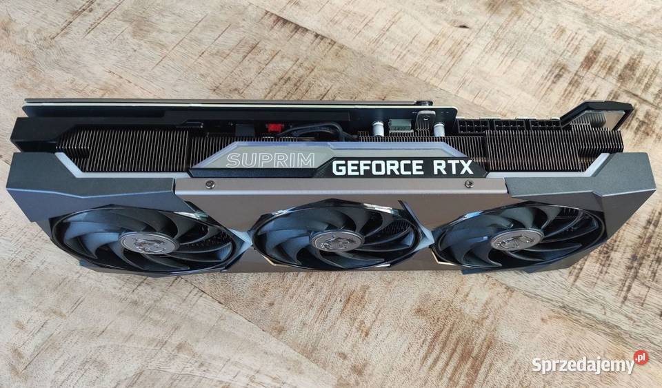 Msi GeForce rtx 3080 TI Suprim X Karty graficzne Warszawa sprzedam