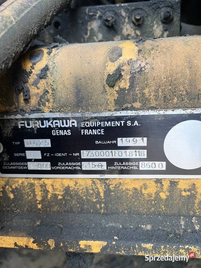 Koparka furukawa W625E sprzedam