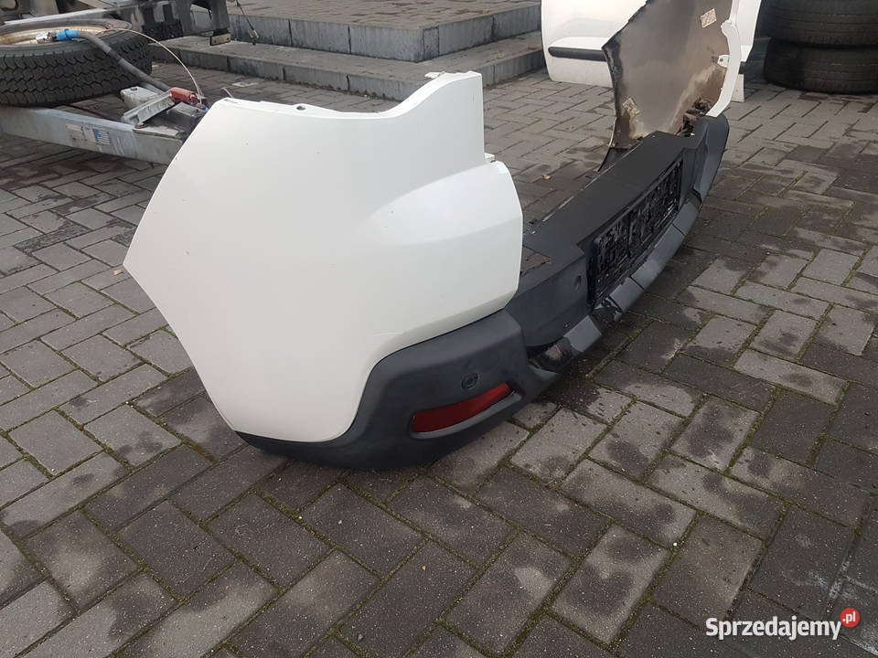 PEUGEOT 3008 I 2009 2010 2011 ZDERZAK TYL BIALY Części samochodowe Turkowice