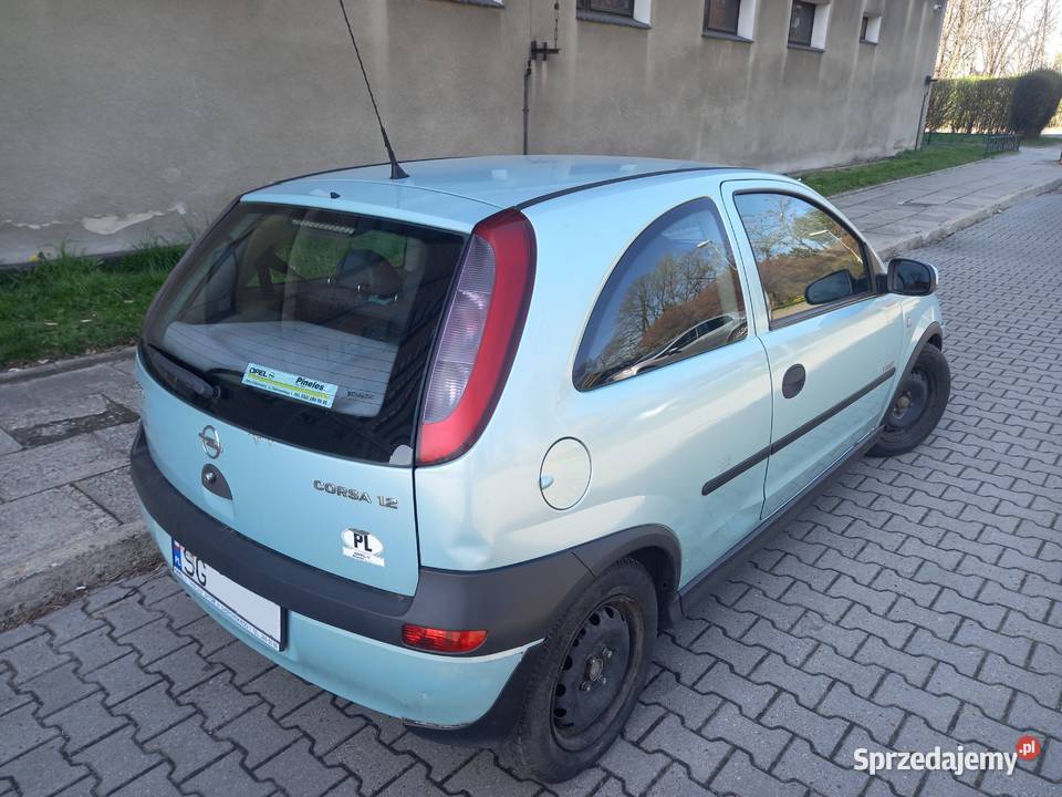 OPEL CORSA C 12 Ecotec Automatyczna Skrzynia welurowa tapicerka