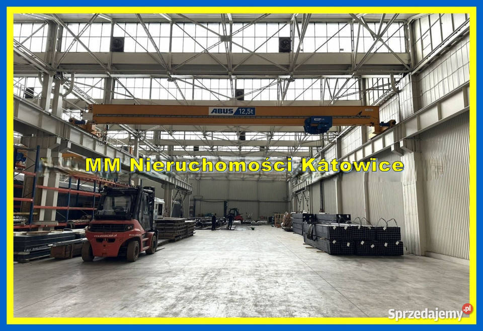 Magazyn do wynajęcia Katowice suwnice 125 t