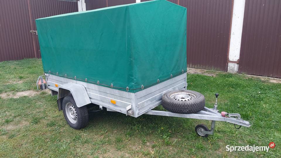 Przyczepka samochodowa RYDWAN 250x130 z plandeką mazowieckie Boguty-Pianki