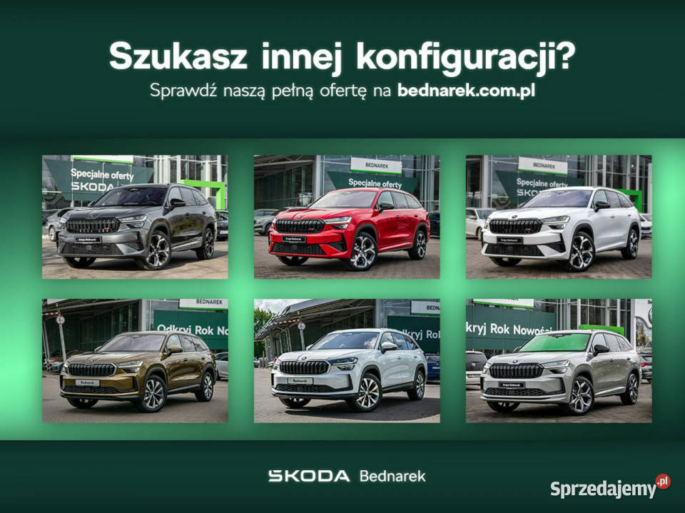 koda Kodiaq Sportline 20 TDI 193 DSG 4x4 II 2024 kurtyny powietrzne Łódź