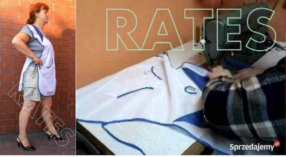 Fartuchy stylonowe zakładane głowę podomka Biznes i Przemysł Wronin