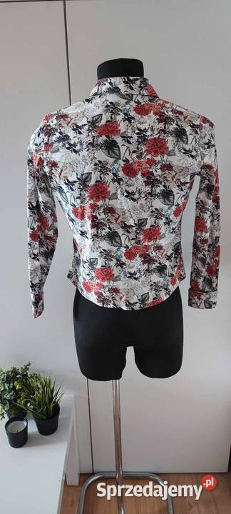 Damska koszula w kwiaty Cavallaro Napoli rozmiar Warszawa