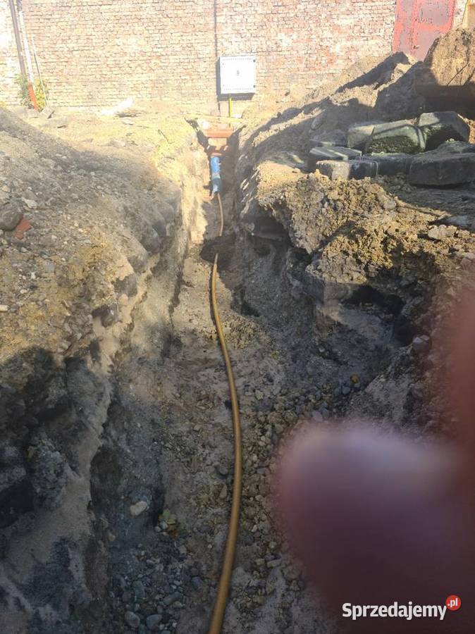 Minikoparka z młotem wyburzeniowym usługi opolskie Jełowa sprzedam