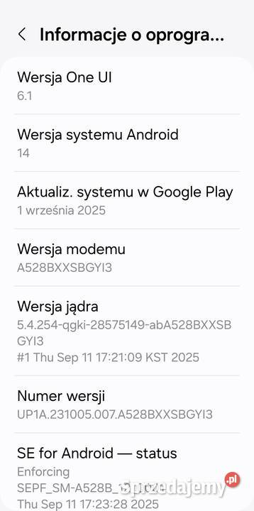 Samsung Galaxy A52s 5G 6128GB Krosno sprzedam