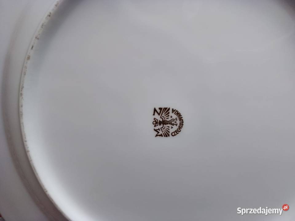 Talerz porcelanowy MZ Czechoslovakia Moritz Katowice