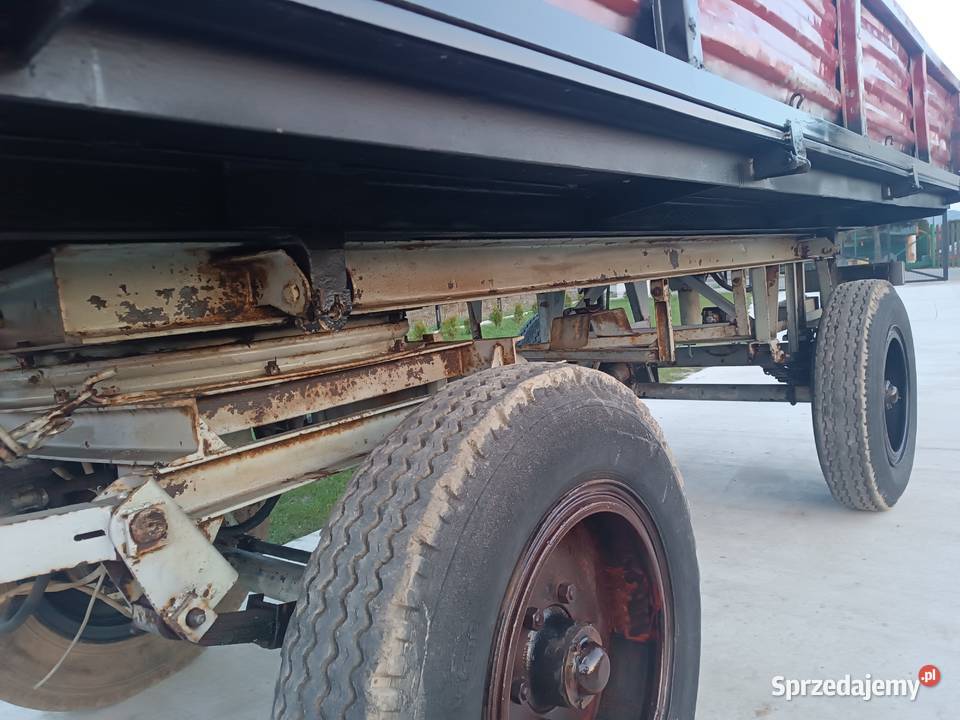 Przyczepa Rolnicza Wywrotka Sanok D44 D46 D47 małopolskie Grybów