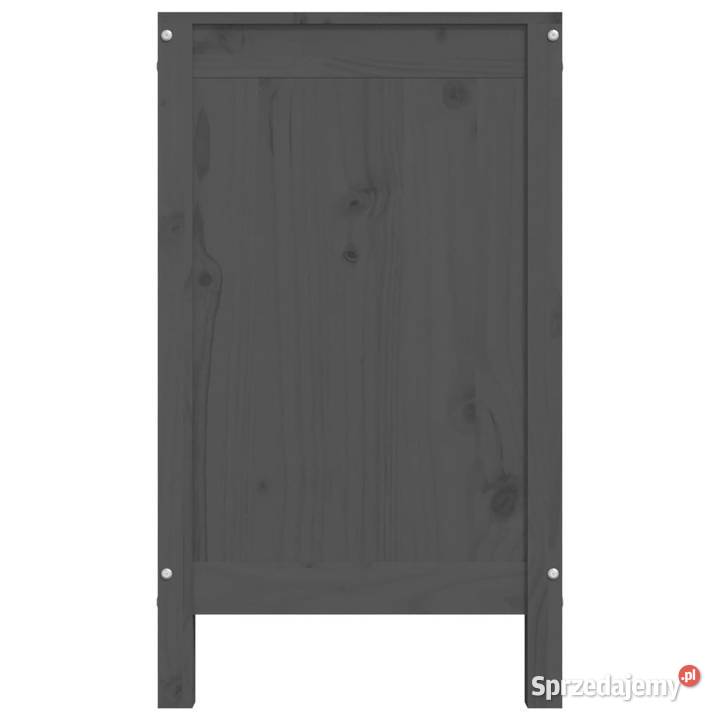 Skrzynia na pranie szara 885x44x76 lita sosna mazowieckie