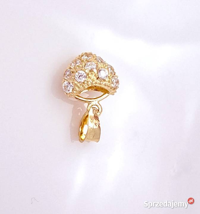 20 Wisiorek Złoty 585 Serce z kamieniami Z1104 wielkopolskie Poznań