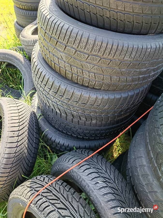 Opony używane pakiet 240 sztuk sprawne lato zima 225