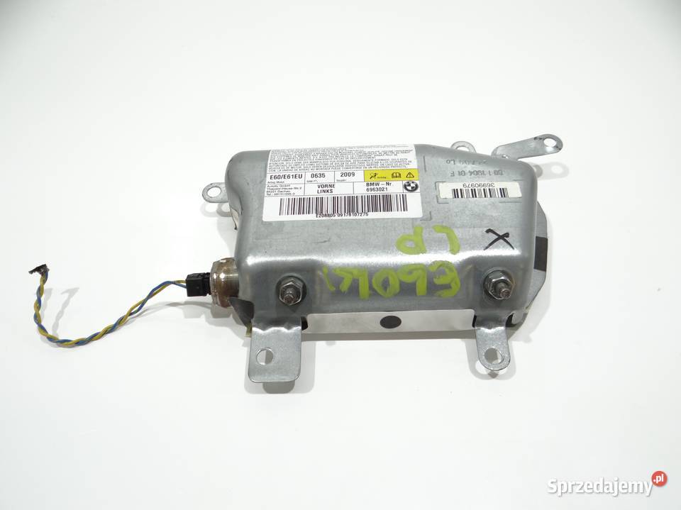 PODUSZKA AIRBAG DRZWI LEWY PRZÓD BMW E60 E61 osobowe Strzyżewice