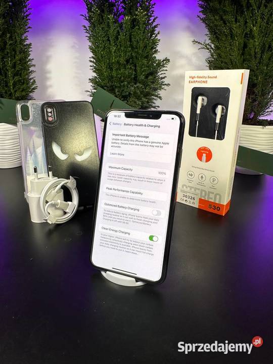 Apple iPhone XS 64GB Bateria 100 Stan Idealny Warszawa