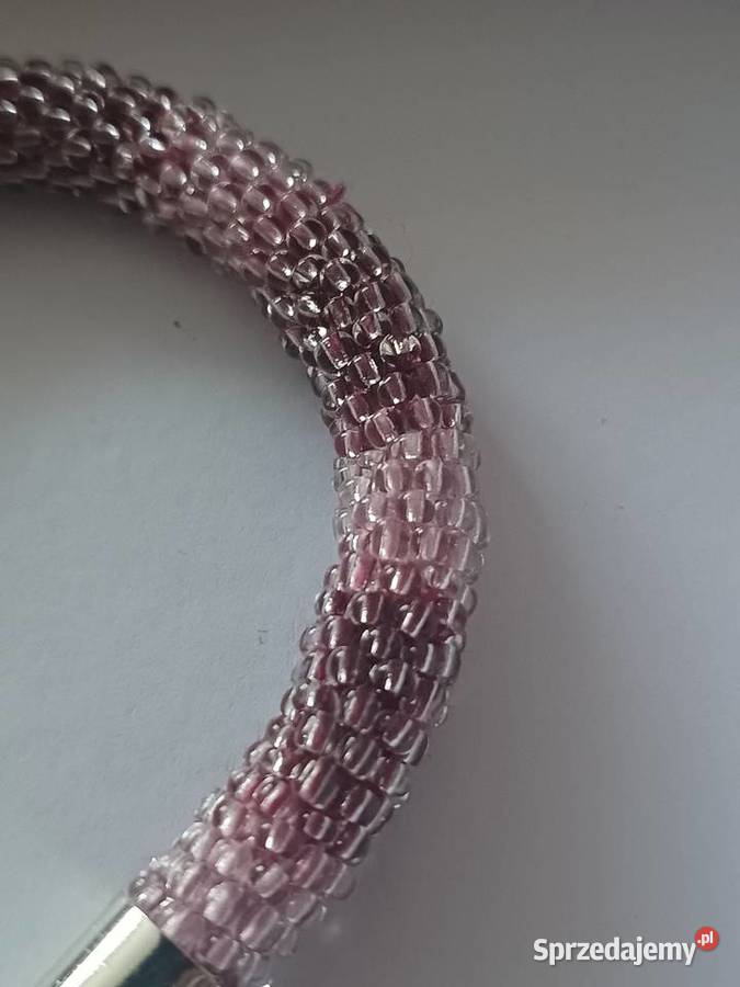 Bransoletka handmade różowe ombre Ostrów Mazowiecka