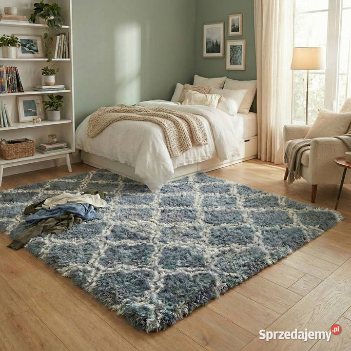 Dywan do salonu shaggy DECOR antypoślizgowy Wyposażenie wnętrz Opole