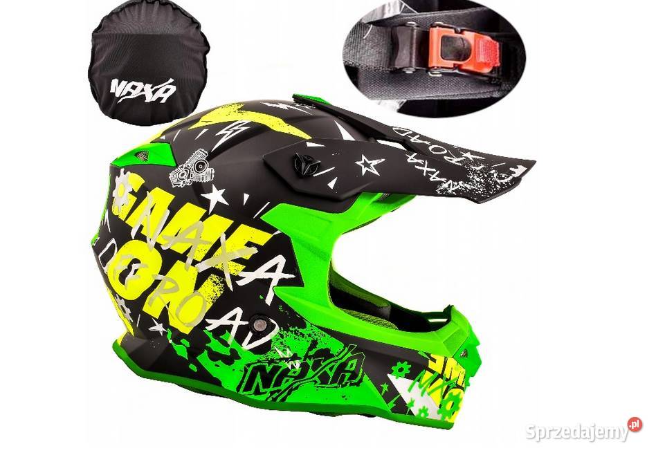 Kask motocyklowy cross enduro Naxa C90 XL Sosnowiec