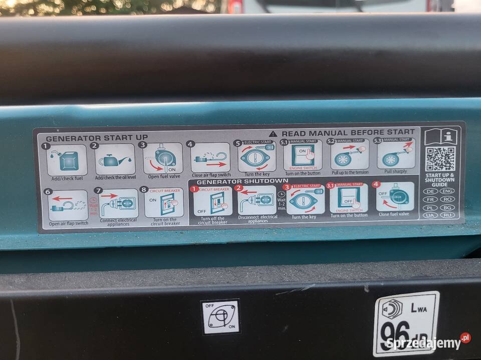 Agregat prądotwórczy 8kw Kruklanki