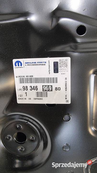 SANKI TRAWERS WÓZEK KOŁYSKA PRZÓD 9834696980