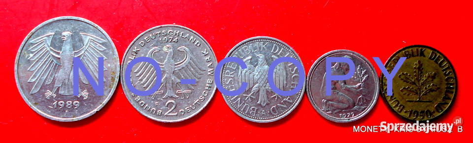 Marki Niemieckie RFN Zestaw 5 2 1 DM 5010 PF
