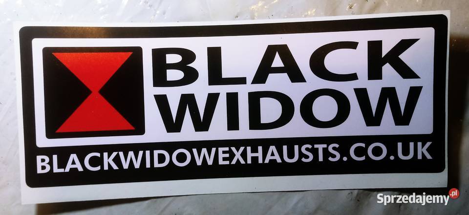 Naklejka motocyklowa Black Widow łódzkie