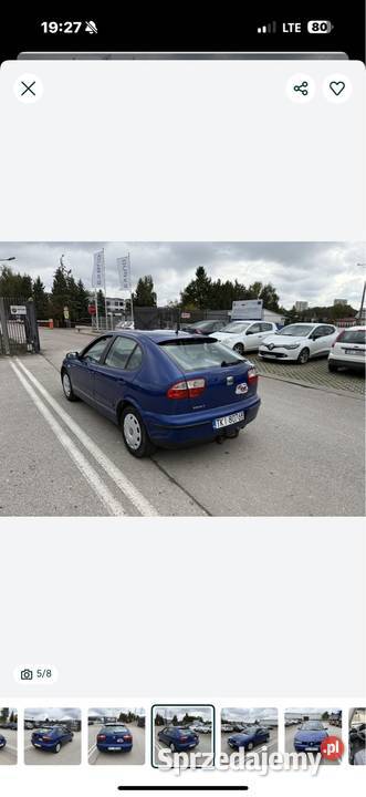 Seat Leon BenzynaGaz Klimatyzacja 100KM świętokrzyskie Kielce