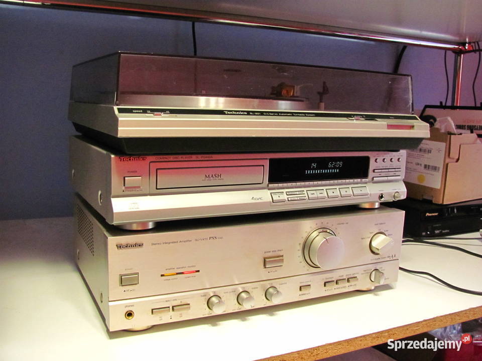 Odtwarzacz CD Technics i wzmacniacz Technics Łódź