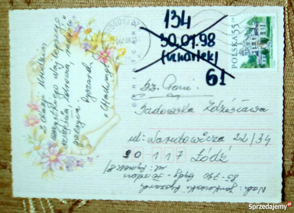 BUKIET KWIATÓW Z ŻYCZENIAMI URODZINOWYMI Piszczac